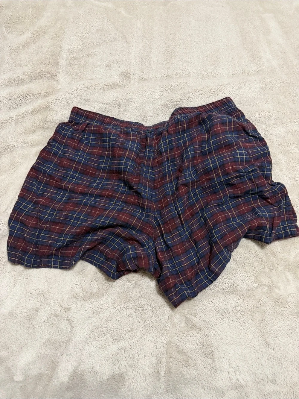 American Eagle Outfitters Plaid Boxers - Navy & Burgundy